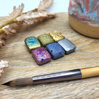 Lettermoments Glitzerfarben Glitzerliebe 6-teilig - natürliche Bestandteile