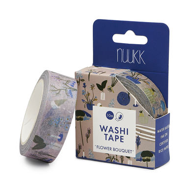 Washi Tape nachhaltig Blumenstrauß von NUUKK 1,5cm x 10 m