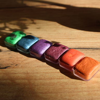 AUSVERKAUFT - Lettermoments 6-teilig - natürliche Bestandteile Frühlingserwachen