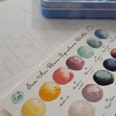 AUSVERKAUFT - KreativasAuszeit Handgemacht - Vegan Eva am Rhein Signature Palette